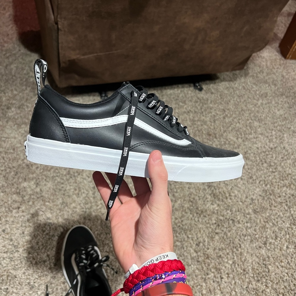 Vans Old Skool Black Leather